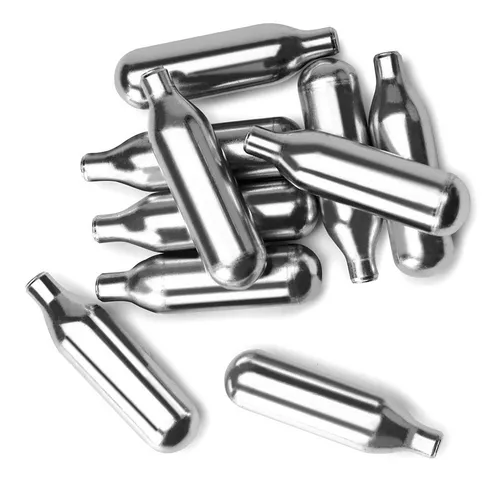 Cargas De Co2 Para Sifones De Soda (50 Pzas) Marca Ibili 1 Cargas De Co2 Para Sifones De Soda (50 Pzas) Marca Ibili