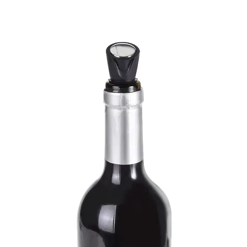 Tapon De Vino Conico Metal Y Silicona 2 Unidades Marca Ibili 2 Tapon De Vino Conico Metal Y Silicona 2 Unidades Marca Ibili – Image 2