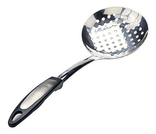 Espumadera De Acero Inoxidable Y Mango Abs Marca Ibili 1 Espumadera De Acero Inoxidable Y Mango Abs Marca Ibili