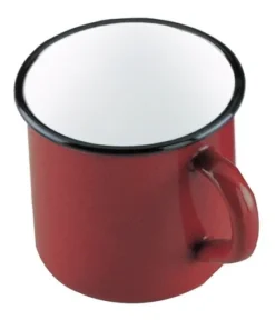 Pocillo O Taza De Peltre Rojo 145 Ml Marca Ibili