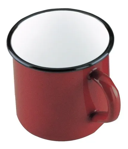 Pocillo O Taza De Peltre Rojo 145 Ml Marca Ibili 1 Pocillo O Taza De Peltre Rojo 145 Ml Marca Ibili