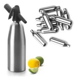 Sifon De Soda 800 Ml + 1 Caja De Cargas Marca Ibili