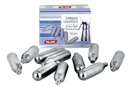 Cargador De Sifones Para Crema (300 Cargas) Marca Ibili 1 Cargador De Sifones Para Crema (300 Cargas) Marca Ibili