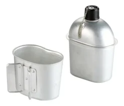 Cantimplora De Aluminio Army 1 Litro Marca Ibili