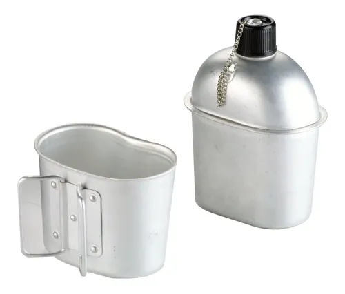 Cantimplora De Aluminio Army 1 Litro Marca Ibili 1 Cantimplora De Aluminio Army 1 Litro Marca Ibili