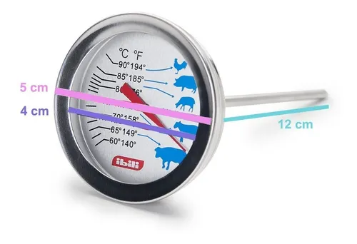 Termómetro Para Carnes Con Sonda 14 Cm Marca Ibili 3 Termómetro Para Carnes Con Sonda 14 Cm Marca Ibili – Image 3