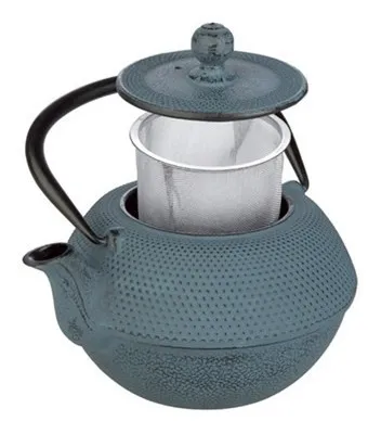 Tetera De Hierro Fundido Azúl Marca Ibili 2 Tetera De Hierro Fundido Azúl Marca Ibili – Image 2