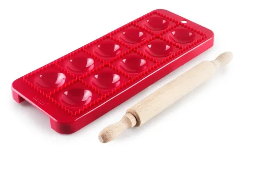 Molde Para Ravioles Redondo + Rodillo 30x12 Cm Marca Ibili 1 Molde Para Ravioles Redondo + Rodillo 30x12 Cm Marca Ibili