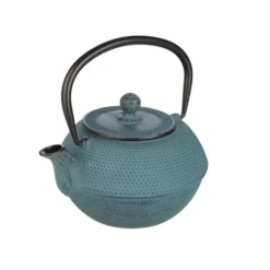 Tetera De Hierro Fundido Azúl Marca Ibili