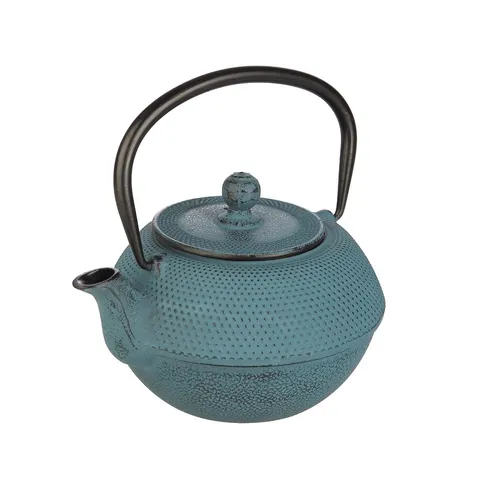 Tetera De Hierro Fundido Azúl Marca Ibili 1 Tetera De Hierro Fundido Azúl Marca Ibili