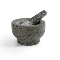 Molcajete O Mortero De Granito 12 X12 Cm Marca Ibili