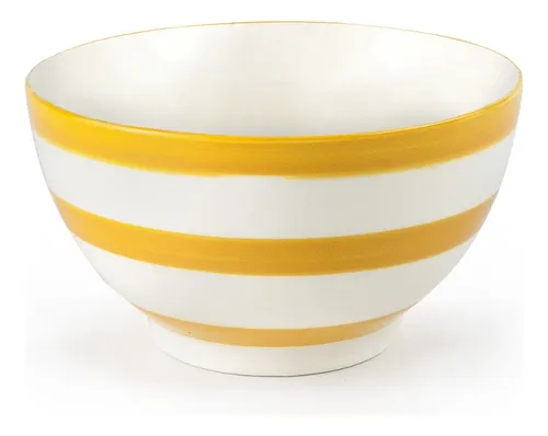 Bowl O Tazón De Diseño En Cerámica Amarillo 13cm Marca Ibili 1 Bowl O Tazón De Diseño En Cerámica Amarillo 13cm Marca Ibili