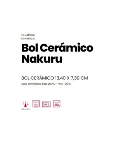 BOL CERÁMICO NAKURU 0,55 LITROS IBILI 688005 -Default Template 4 bol ceramico nakuru 055 litros ibili 688005 2