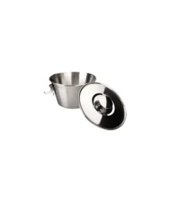 FLANERA CON TAPA ACERO INOX 20CM IBILI 651620