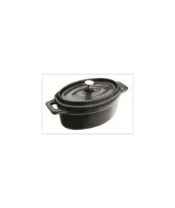 MINI COCOTTE OVAL NEGRA IBILI 726015N