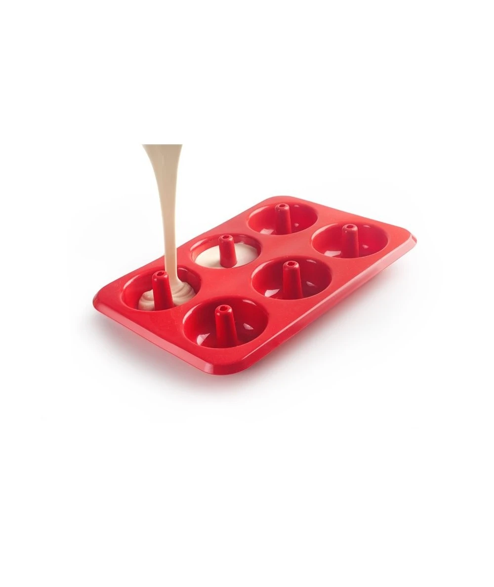 MOLDE DOUGNUT 6 CAVIDADES STRAWBERRY IBILI 876000 2 MOLDE DOUGNUT 6 CAVIDADES STRAWBERRY IBILI 876000 – Image 2