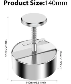 MOLDE HAMBURGUESA 11 CM I-CHEF IBILI 666911 -Ibili Magasin molde hamburguesa 11 cm i chef ibili 666911 6