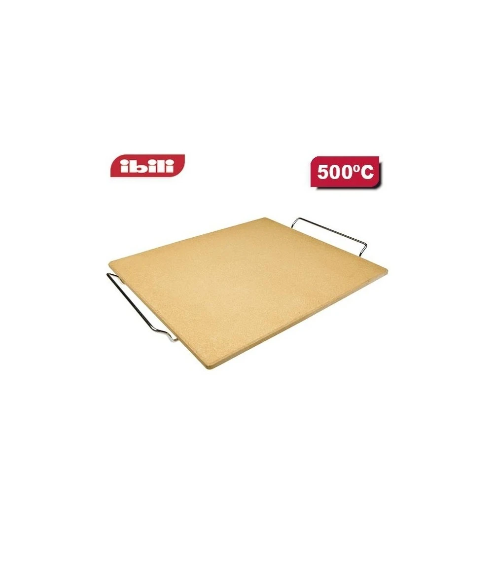 PIEDRA PIZZA RECTANGULAR 41X36X1,50CM IBILI 784340 3 PIEDRA PIZZA RECTANGULAR 41X36X1,50CM IBILI 784340 – Image 3