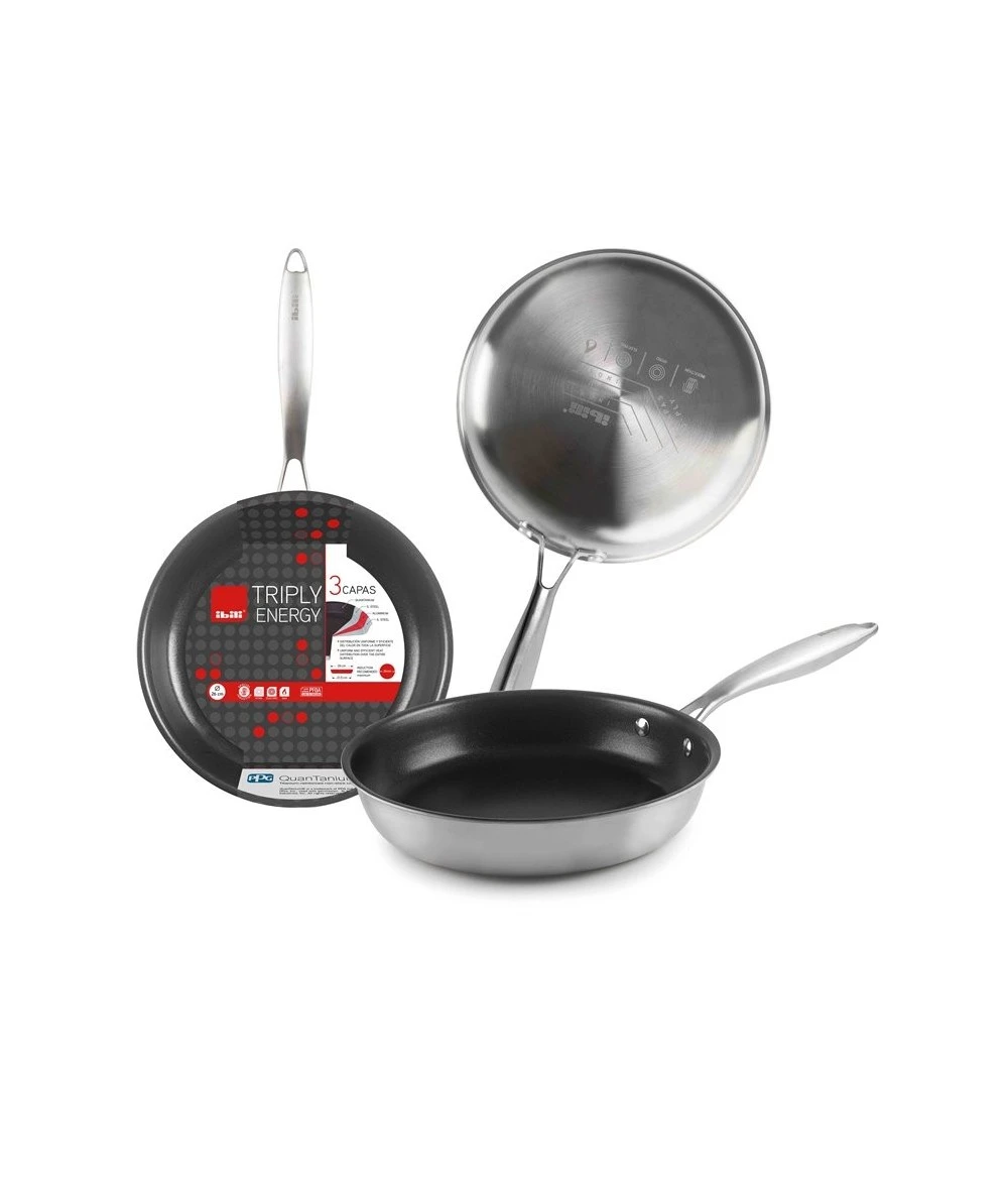 SARTÉN TRIPLY ENERGY 20CM IBILI 652820 1 SARTÉN TRIPLY ENERGY 20CM IBILI 652820